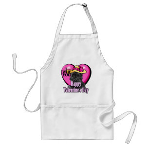 Affenpinscher Valentines Day Gifts Standard Apron