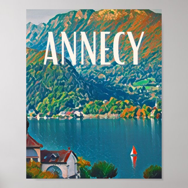 Affiche Annecy Photo Vintage  Poster (Front)