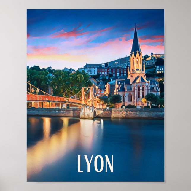 Affiche Lyon Photo Vintage  Poster (Front)