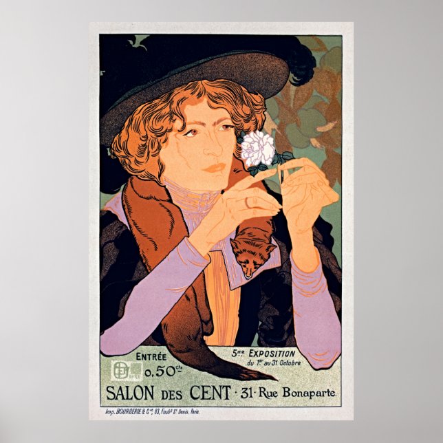 Affiche pour le Salon des Cent by Georges de Feure Poster (Front)