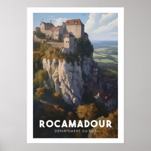 Affiche Rocamadour - France - Département du Lot - Poster