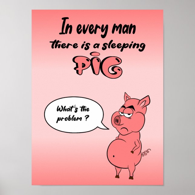 Affiche Ronchon le cochon Poster (Front)