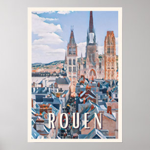 Affiche Rouen Photo Vintage  Poster