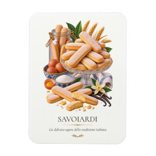 Affiche Savoiardi – Vintage Italian Dessert Magnet