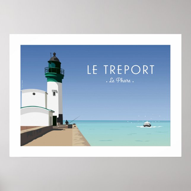 Affiche Vintage / Poster - Le Treport (Front)