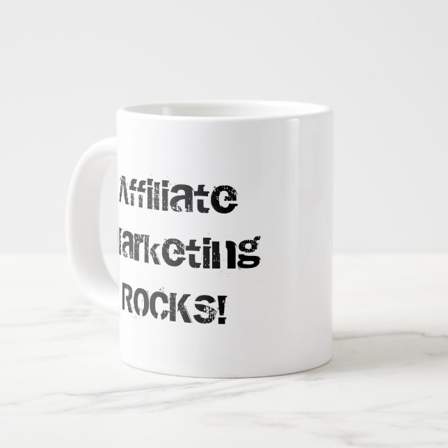 Affiliate Marketing Rocks! Large Coffee Mug (Front Left)