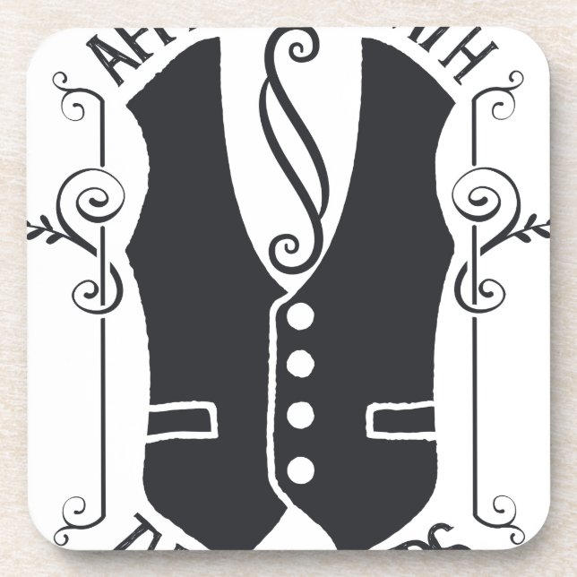 Affiliated With The Hustlers Coaster (Front)