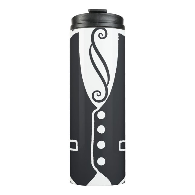 Affiliated With The Hustlers Thermal Tumbler (Front)