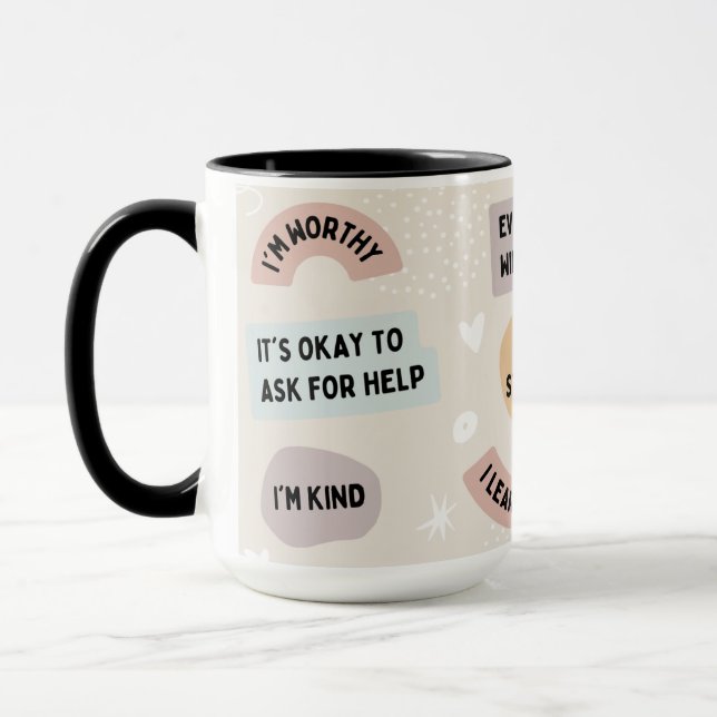 Affirmation Armour designed mug (Left)
