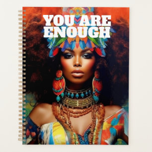 Affirmation Card Psychedelic African American Planner