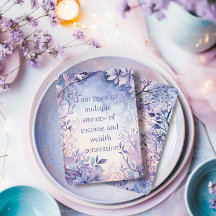 Affirmation Cards, Purple Postive Quote Print