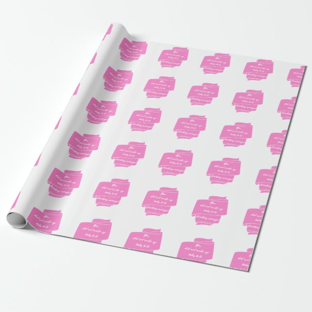 Affirmation Giftwrap Wrapping Paper (Unrolled)