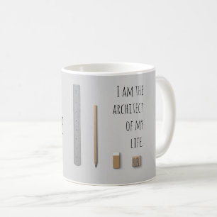 Affirmation I am the architect of my life Coffee Mug
