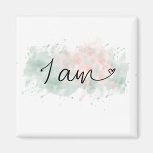 *~*  Affirmation Intention Abstract Blob I AM Magnet