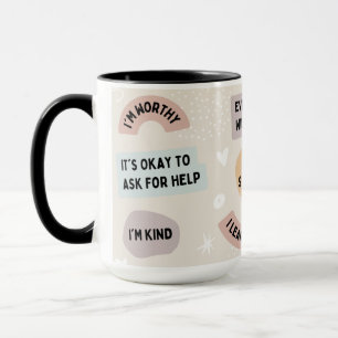 Affirmation Mug with Positive Quotes 