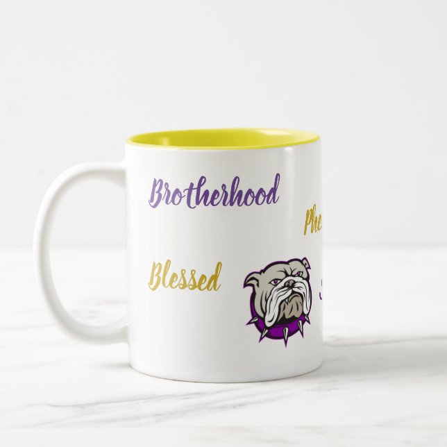 Affirmation Two-Tone Bull Dog Mug (Left)