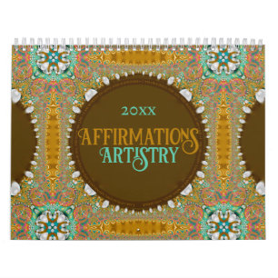 Affirmations Artistry 12-Month Calendar