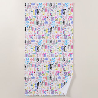 Affirmations Beach Towel