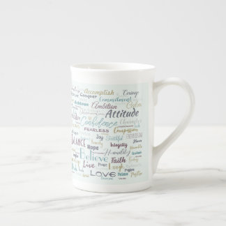 Affirmations  bone china mug