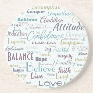 Affirmations   coaster
