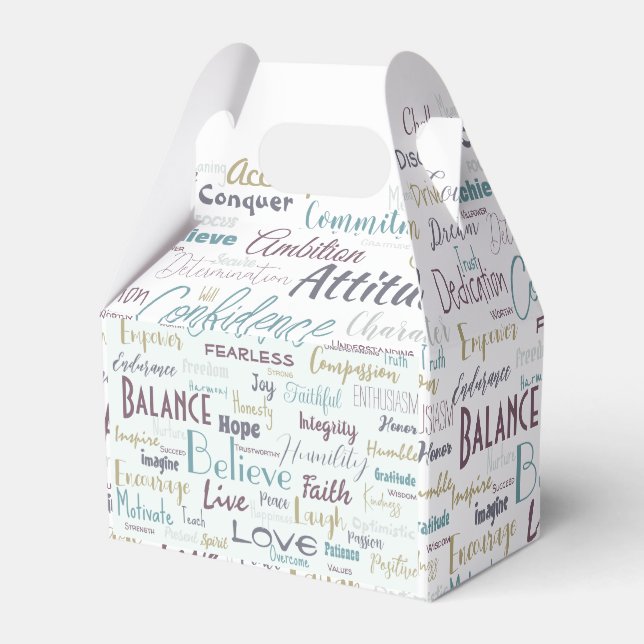 Affirmations   favour box (Front Side)