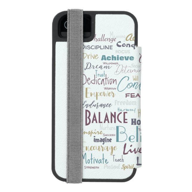 Affirmations   incipio iPhone wallet case (Folio Back)