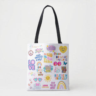 AFFIRMATIONS SELF-LOVE TOTE BAG
