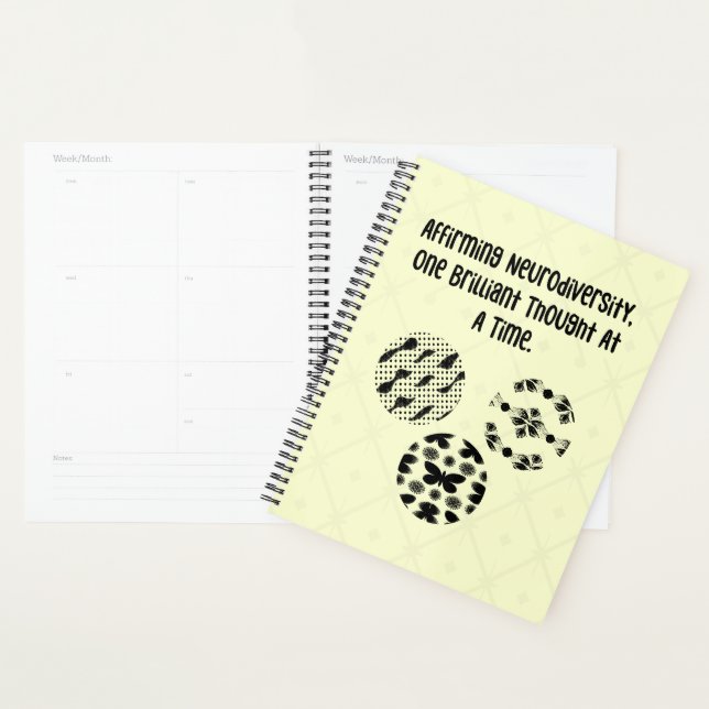 Affirming Neurodiversity One Brilliant Thought  Planner (Display)
