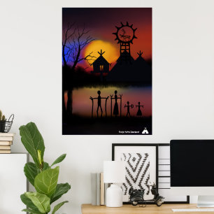 Affisch Skymmnings i Lappland Poster