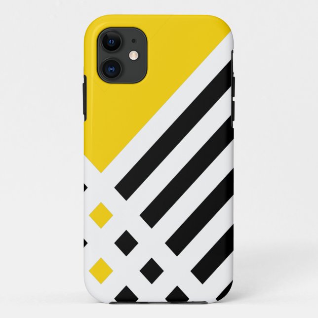 Affix Ivory III (Gold) iPhone Case (Back)