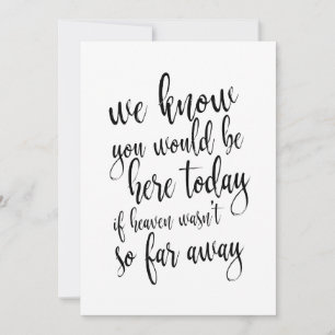 Affordable calligraphy memorial sign for wedding