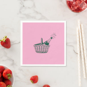 Affordable Central Park Picnic Wedding Napkins