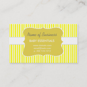 Affordable Cute Golden Baby Children Business Card