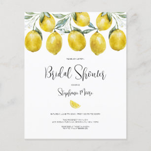 Affordable Lemon Bridal Shower