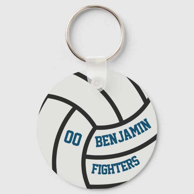 Affordable Volleyball Giveaway Gifts & Promotions Key Ring (Front)