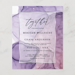 Affordable Wedding Cust4 Lavender Rose Abstract