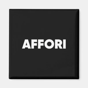 Affori District, F205, Zip Milan Milan Italy Magnet