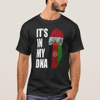 Afghan And Iraqi Mix Dna Flag Heritage T-Shirt