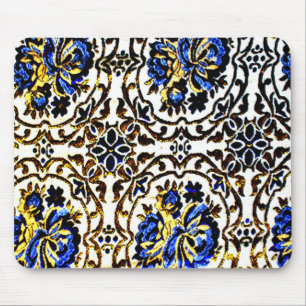 Afghan Bedcover Design Mouse Pad