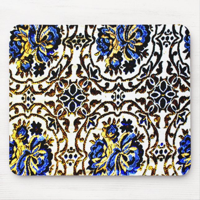 Afghan Bedcover Design Mouse Pad (Front)