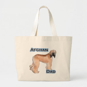 Afghan Dad 4 Large Tote Bag