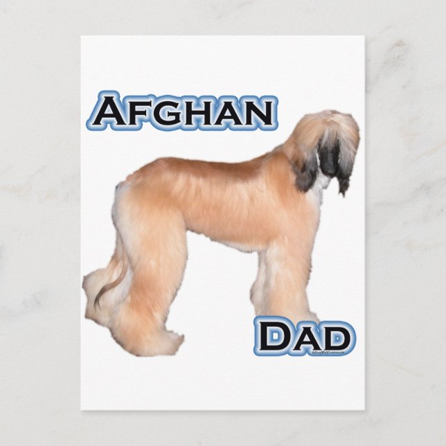 Afghan Dad 4 Postcard (Front)
