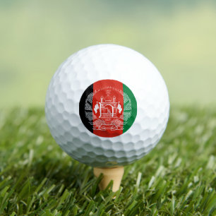 Afghan Flag, Flag of Afghanistan Golf Balls