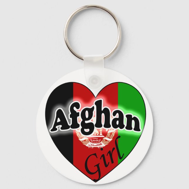 Afghan Girl Key Ring (Front)