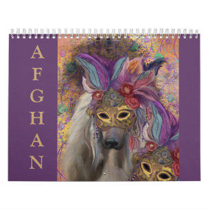 Afghan Hound 2025 Calendar