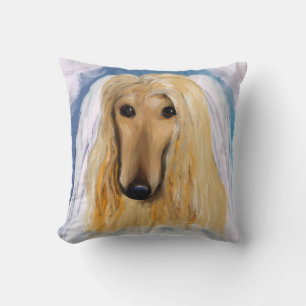 Afghan Hound Angel Cushion