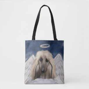 Afghan Hound Angel Tote Bag