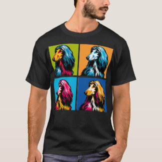 Afghan Hound Art Dog Lovers T-Shirt