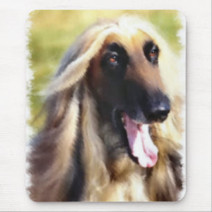 Afghan Hound Art Gifts Mouse Pad