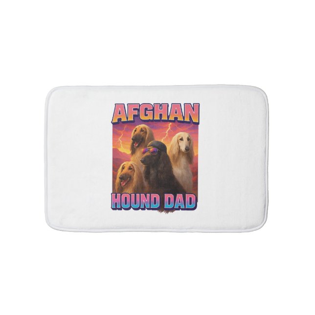 Afghan Hound Bath Mat (Front)